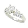 Image 8 : 0.80ctw Diamond Ring - Platinum