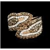 Image 2 : 14KT Rose Gold 1.84ctw Diamond Ring
