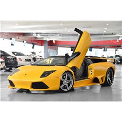 2008 Yellow Lamborghini Murcielago LP640 Convertible