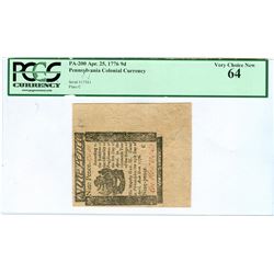 Pennsylvania Colonial Currency