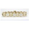 Image 2 : 10.00ctw Diamond  Bracelet - 14KT Yellow Gold