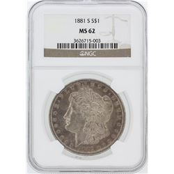 1881-S NGC MS62 Morgan Silver Dollar