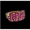 Image 1 : 3.44ctw Pink Tourmaline Ring - 14KT Yellow Gold