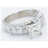 Image 2 : EGL Cert 1.86ctw Diamond Ring - 14KT White Gold