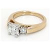 Image 2 : 1.00ctw Diamond Ring - 14KT Yellow Gold