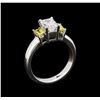 Image 5 : 14KT White Gold 1.77ctw Diamond Ring