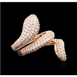 14KT Rose Gold 1.23ctw Diamond Ring