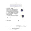Image 3 : 4.15ct Tanzanite and Diamond Ring - 14KT Yellow Gold