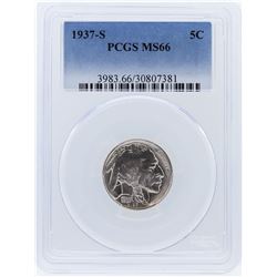 1937-S PCGS MS66 Buffalo Nickel