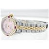 Image 7 : Rolex Two-Tone Diamond and Ruby DateJust Ladies Watch