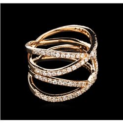 0.97ctw Diamond Ring - 14KT Rose Gold