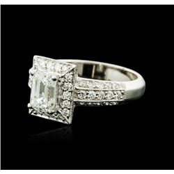 18KT White Gold 1.27ctw Diamond Ring