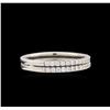 Image 2 : 0.85ctw Diamond Ring - 18KT White Gold