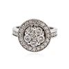 Image 2 : 14KT White Gold 1.75ctw Diamond Ring