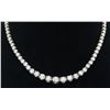 Image 9 : 10.00ctw Diamond Necklace - 18KT White Gold