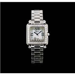 Chopard Stainless Steel 2.15ctw Diamond Happy Sport Watch