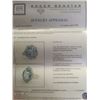 Image 4 : GIA Cert 35.50ct Santa Maria Aquamarine, Tourmaline and Diamond Ring - 18KT Whit