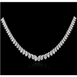 14KT White Gold 3.52ctw Diamond Necklace