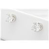 Image 7 : 1.31ctw Diamond Stud Earrings - 14KT  White Gold