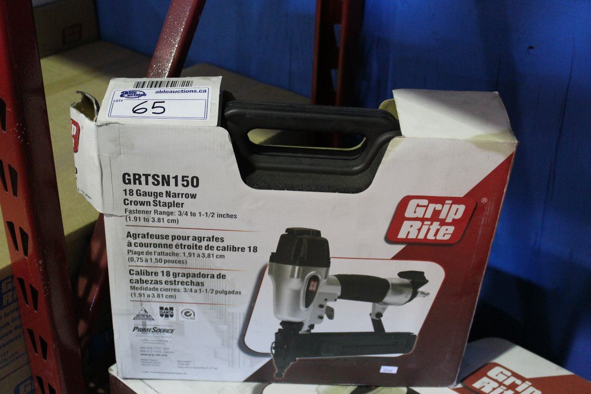 GRIP RITE MODEL GRTSN150 18 GAUGE NARROW CROWN STAPLER