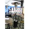 Image 2 : PARAMOUNT TWO TONE STAINLESS & BLACK PROPANE PATIO HEATER