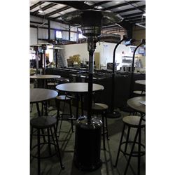 PARAMOUNT TWO TONE STAINLESS & BLACK PROPANE PATIO HEATER