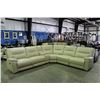 Image 1 : NEW LIGHT TAN LEATHER 6 PIECE SECTIONAL RECLINING SOFA SET