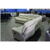 Image 3 : NEW LIGHT TAN LEATHER 6 PIECE SECTIONAL RECLINING SOFA SET