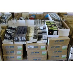 ONE PALLET OF NEW ASSORTED  FASTENERS -WOOD SCREWS/ METAL SCREWS/ BOLTS / MACHINE SCREWS BOLTS