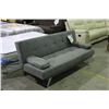 Image 2 : SERTA GREY MICRO FIBER CLICK CLACK SOFA