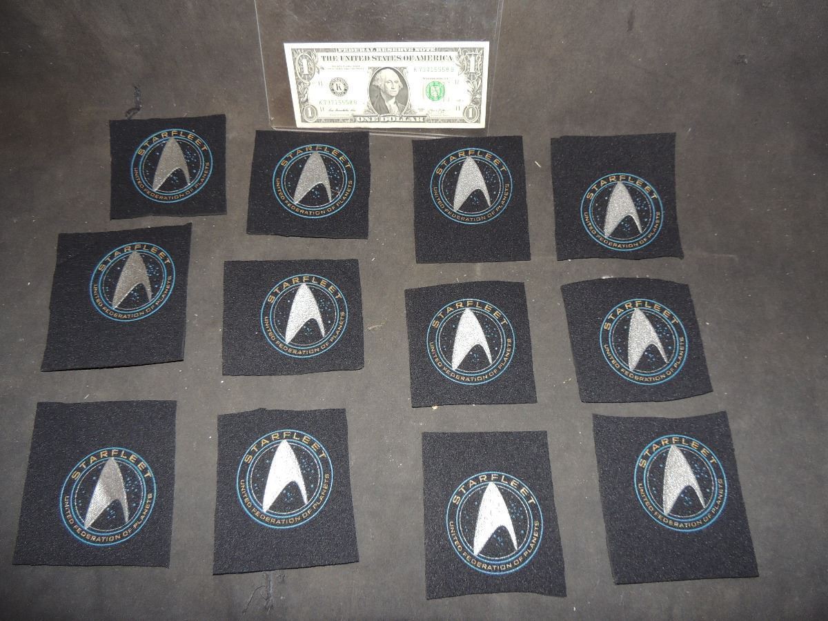 Star Trek Beyond Starfleet Uniform Patches Pair 1