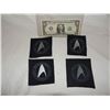 Image 1 : STAR TREK BEYOND STARFLEET UNIFORM PATCHES 2 PAIR OF SMALLER TYPE
