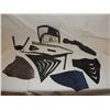 Image 1 : SUPERMAN MAN OF STEEL MISC SUIT SWATCH LOT OF 10 PIECES #74