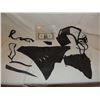 Image 1 : SUPERMAN MAN OF STEEL MISC SUIT SWATCH LOT OF 10 PIECES #75