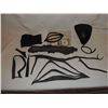 Image 1 : SUPERMAN MAN OF STEEL MISC SUIT SWATCH LOT OF 10 PIECES #77