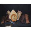 Image 2 : DARK AGES VINTAGE MEDIEVEL HELMET AND LEATHER ARMOR COULD BE A MUSEUM FIND!