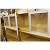 Image 2 : ARTELITE MAPLE GLASS FRONT 6' HANGING OVERHEAD STORAGE COMPARTMENT