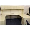 Image 2 : HAWORTH LIGHT MAPLE U-SHAPE EXECUTIVE DESK WITH 9' HUTCH (LH)