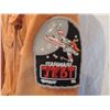 Image 5 : STAR WARS RETURN OF THE JEDI KENNER LEATHER JACKET SIGNED BY MARK HAMILL CARRIE FISHER DAVID PROWSE