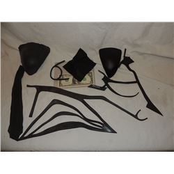 SUPERMAN MAN OF STEEL MISC SUIT SWATCH LOT OF 10 PIECES #78