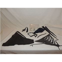 SUPERMAN MAN OF STEEL MISC SUIT SWATCH LOT OF 10 PIECES #83