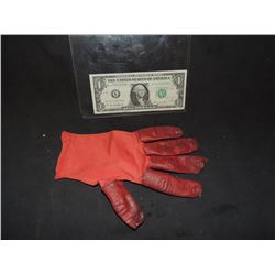 HELLBOY SCREEN USED LEFT HAND GLOVE WITH FINGERS