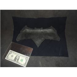 BATMAN VS SUPERMAN TEST BAT GLYPH ON BACKING MATERIAL