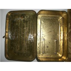 VINTAGE BOY SCOUTS OF AMERICA METAL FIRST AID BOX-VALUE $25.00 AND YOU CAN ATTACH LIT TO BELT!! ITEM