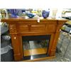 Image 1 : Mahogany Fireplace Mantle