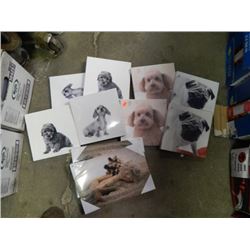 CANVAS WALL ART -8" X 12"  - 10 PER LOT - ASSORTED
