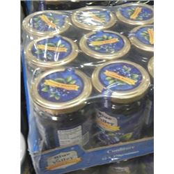 CASE BLUE BERRY JAM - 6X370GM JARS - BB UNKNOWN - PACKAGED JUNE 2015