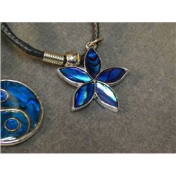 NECKLACE - ACCENTED WITH ABALONE  - FLOWER