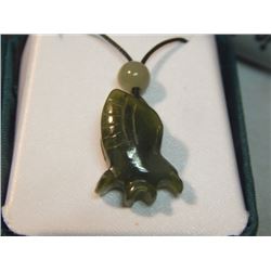 HAND CRAFTED JADE NECKLACE - EAGLE