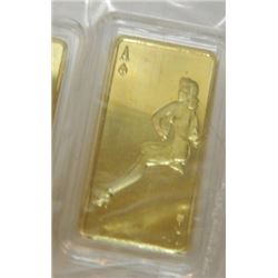 GOLD CLAD PIN-UP GIRL - 100 MILLS GOLD - 5 GRAMS TTL IN CASE